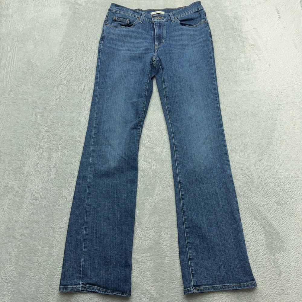 Levi's Jeans Womens 4 Blue Classic Bootcut Mid Rise Denim Pants Flare Leg